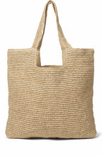Radia Natural Woven Raffia Bag