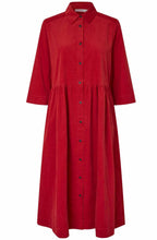 Red Dahlia Nynisla Corduroy Shirt Dress