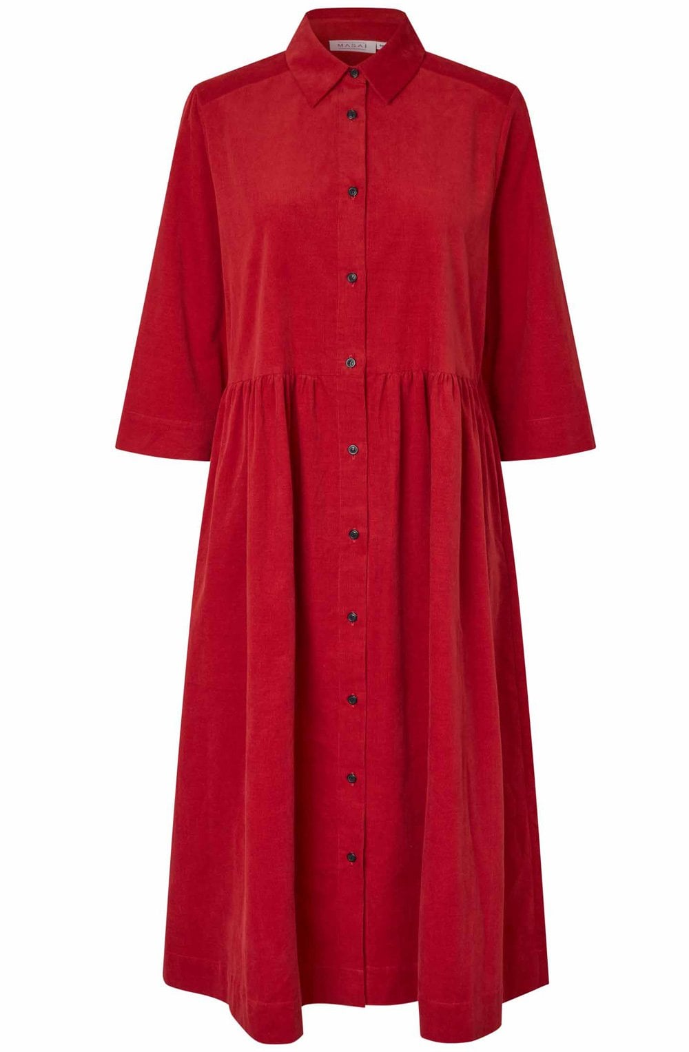 Red Dahlia Nynisla Corduroy Shirt Dress