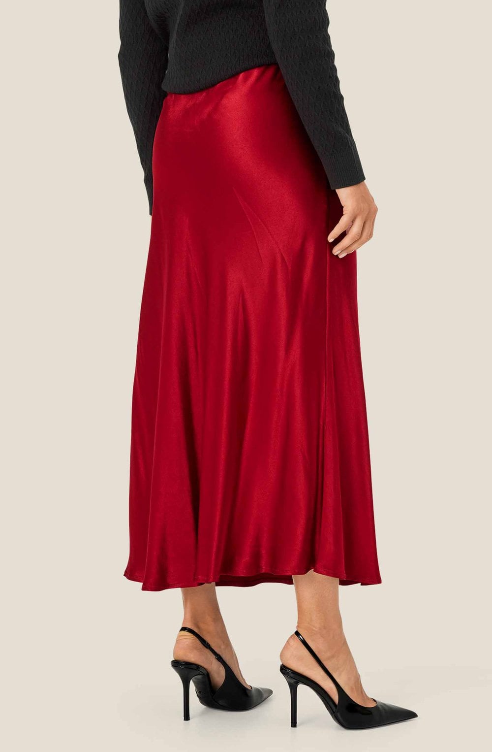 Red Dahlia Sybil Silky Skirt