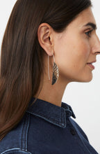 Rhevara Silver Hammered Earrings