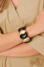 Riggi Gold and Black Beaded Bracelet