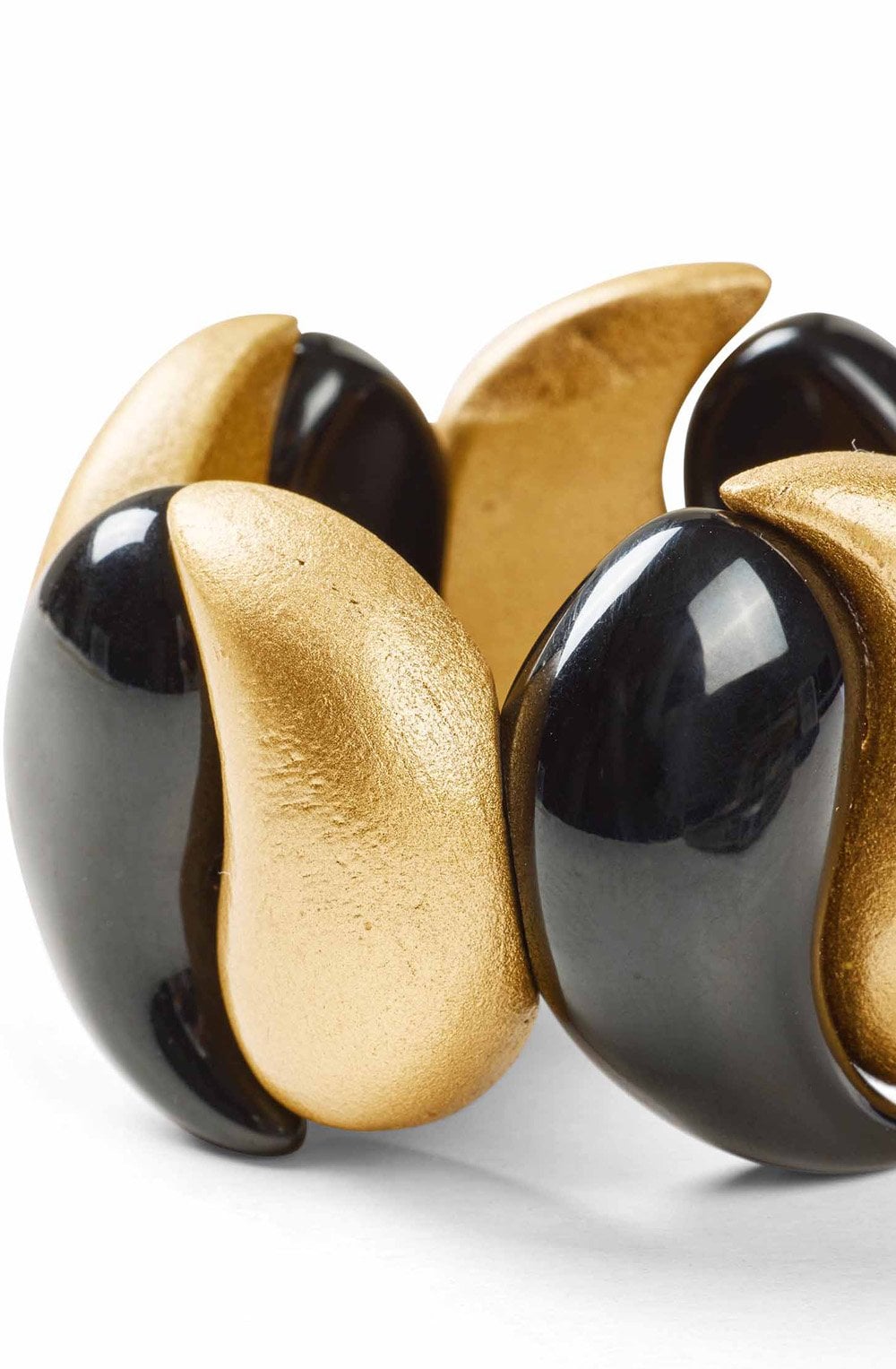 Riggi Gold and Black Beaded Bracelet