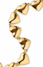 Rinula Gold Heart Link Necklace