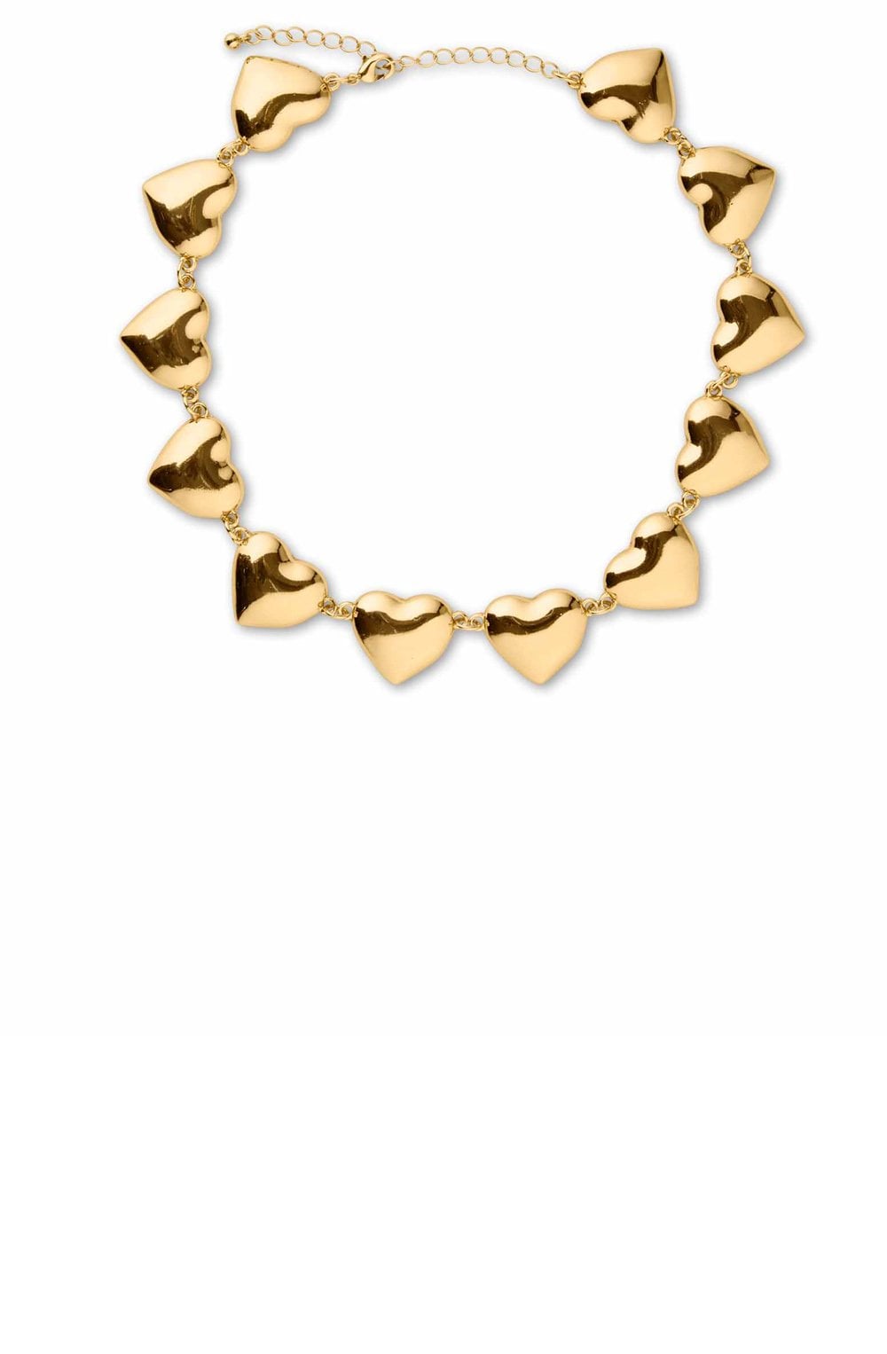 Rinula Gold Heart Link Necklace