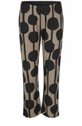 Roast Cashew Ankle Length Kick Flare Pabala Trousers