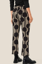 Roast Cashew Ankle Length Kick Flare Pabala Trousers