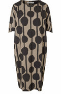 Roast Cashew Bold Print Nattie Jersey Dress