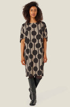 Roast Cashew Bold Print Nattie Jersey Dress