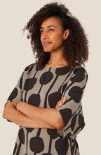 Roast Cashew Bold Print Nattie Jersey Dress