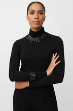 Rykka Black Wooden Bead Necklace