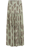 Sable Desert Sage Tiered Skirt