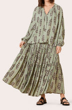 Sable Desert Sage Tiered Skirt