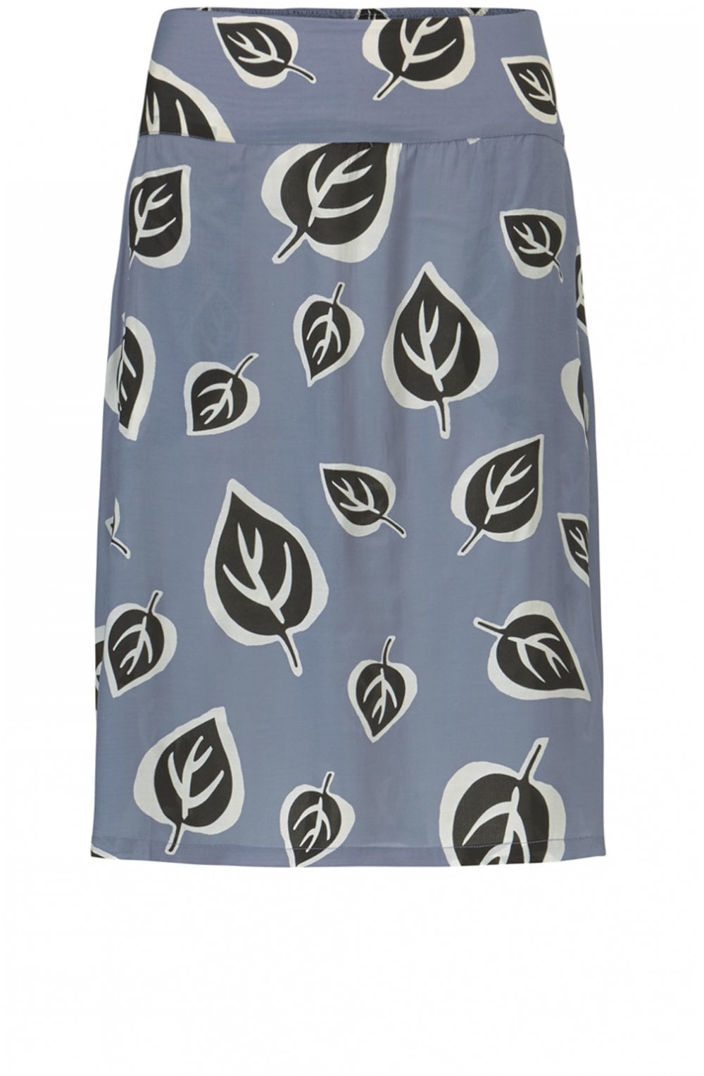 Salle Bold Leaf Print Skirt