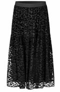 Salome Black Layered Skirt