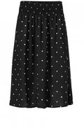 Sanne Black Spot Print Skirt