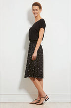 Sanne Black Spot Print Skirt