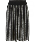 Sanne Black & White Striped Skirt