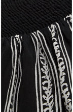 Sanne Black & White Striped Skirt