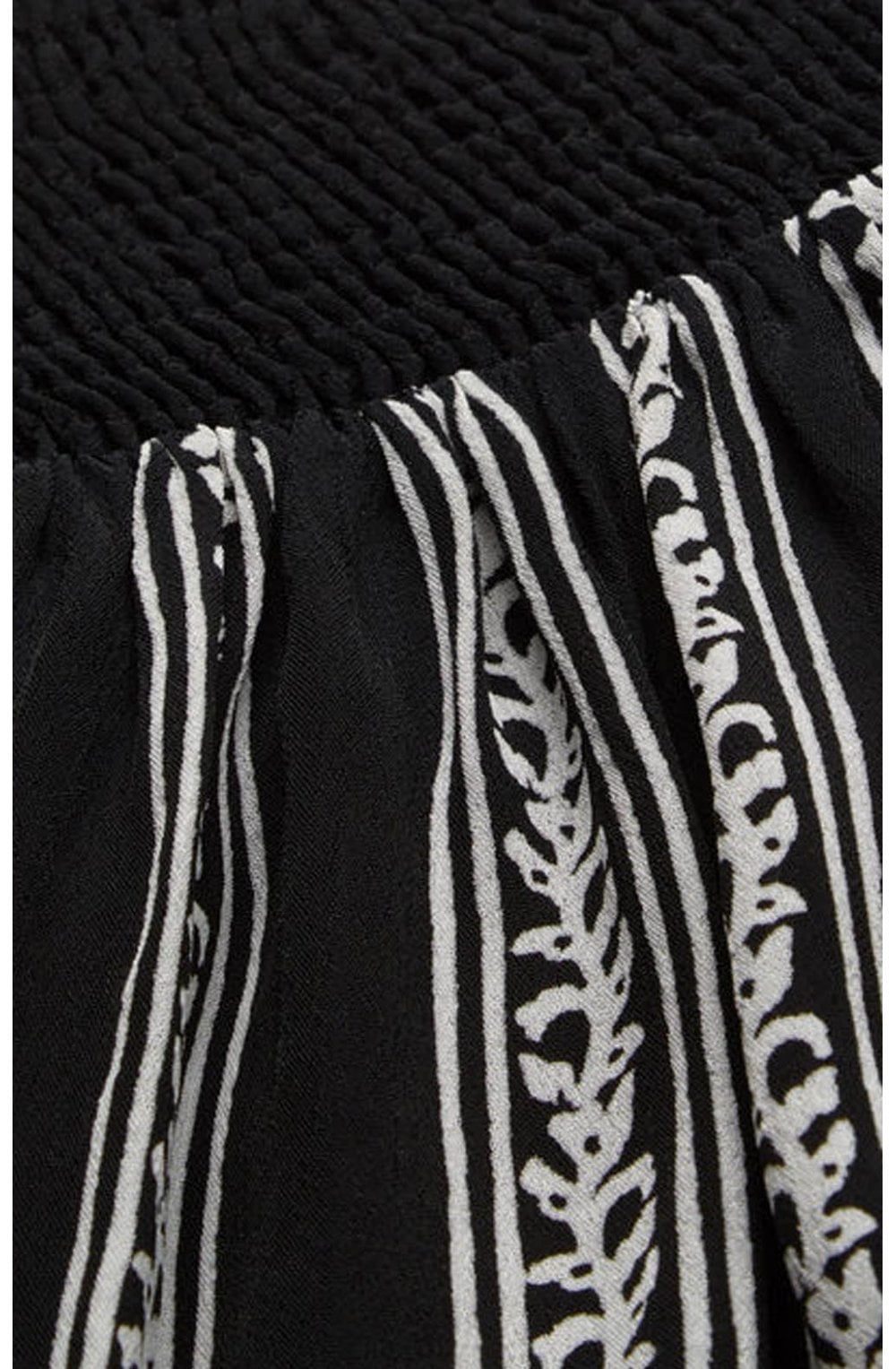 Sanne Black & White Striped Skirt