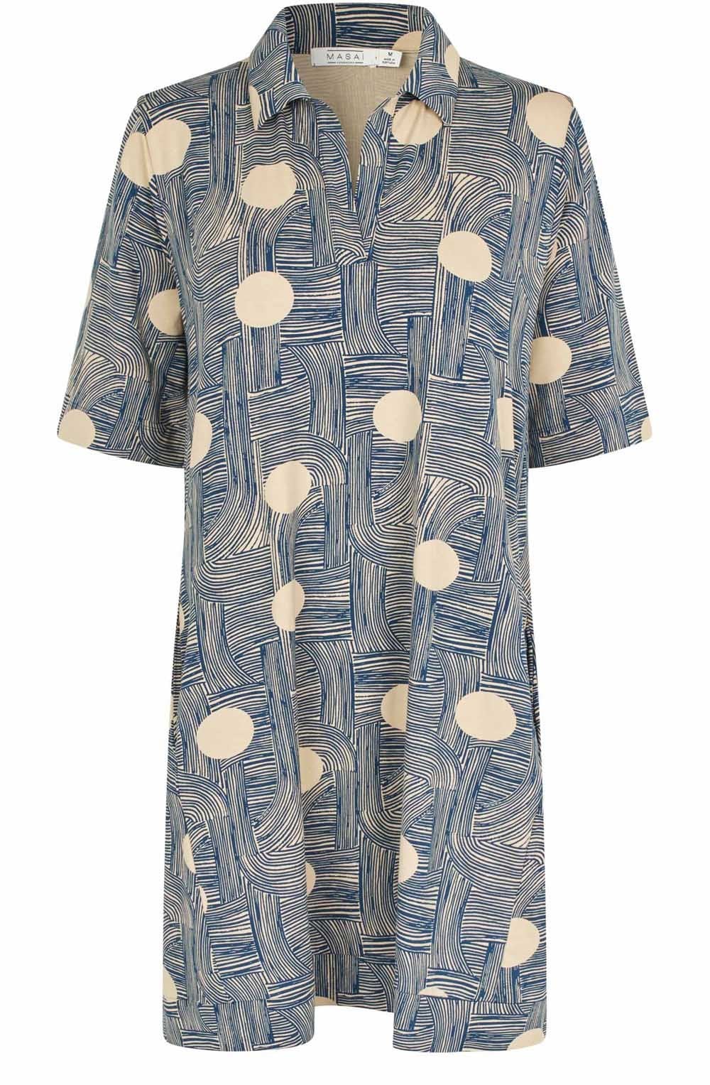 Sargasso Sea MaGaiaba Collared Jersey Tunic