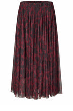 Scarlet Tawny Port Tulle Skirt