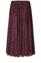 Scarlet Tawny Port Tulle Skirt