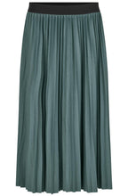 Shirley Green Blue Jersey Pleated Skirt