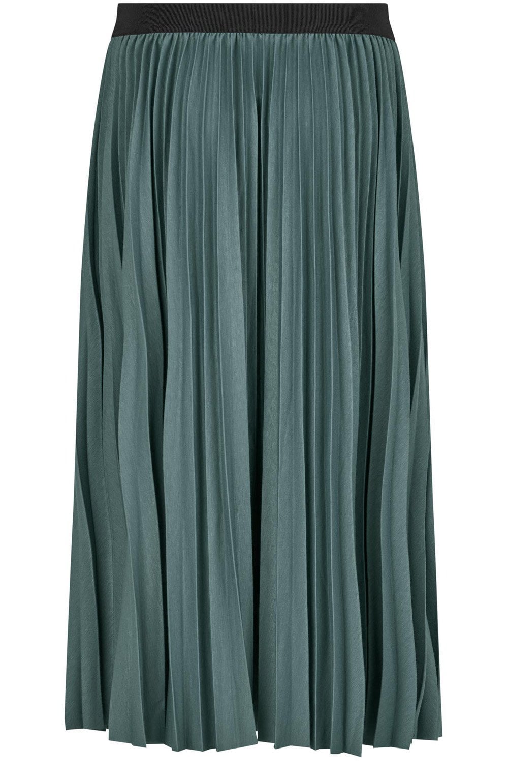 Shirley Green Blue Jersey Pleated Skirt