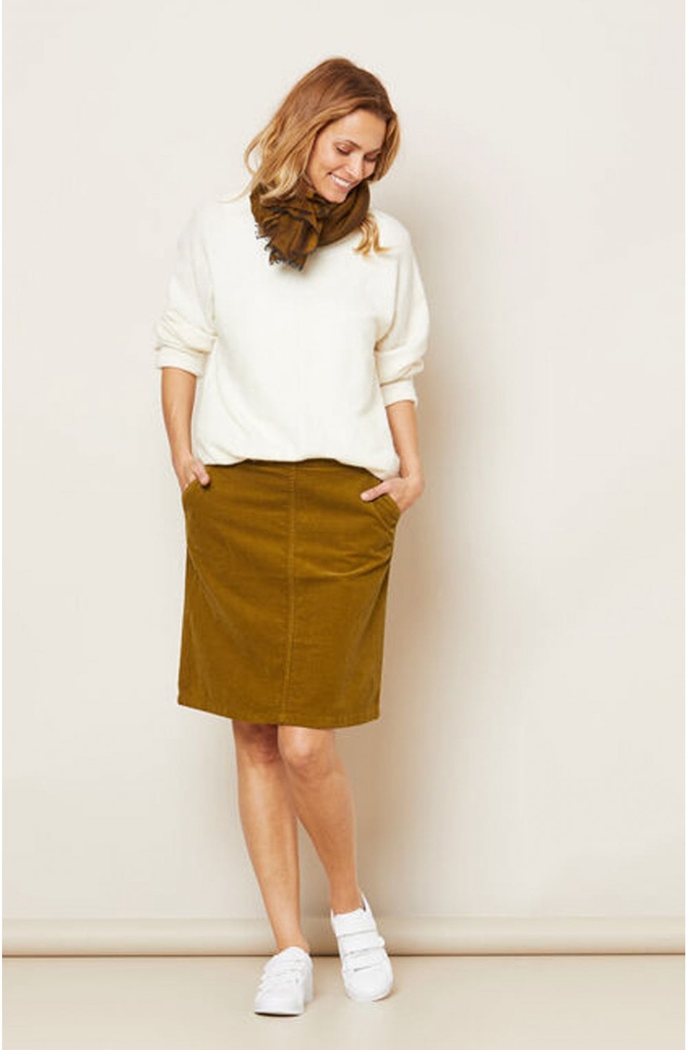 Soleil Ginger Cord Skirt