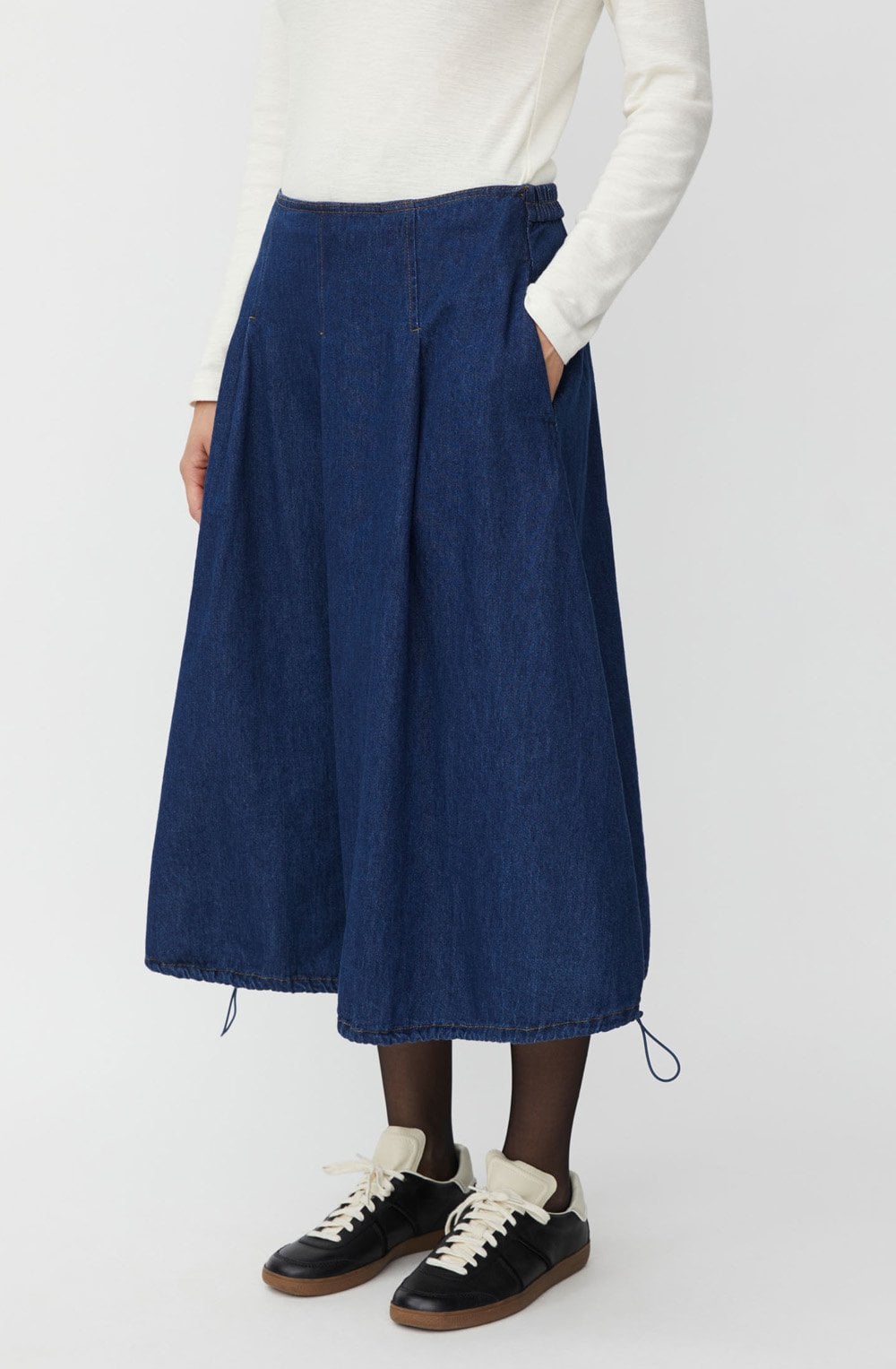 Stephi Dark Denim Skirt