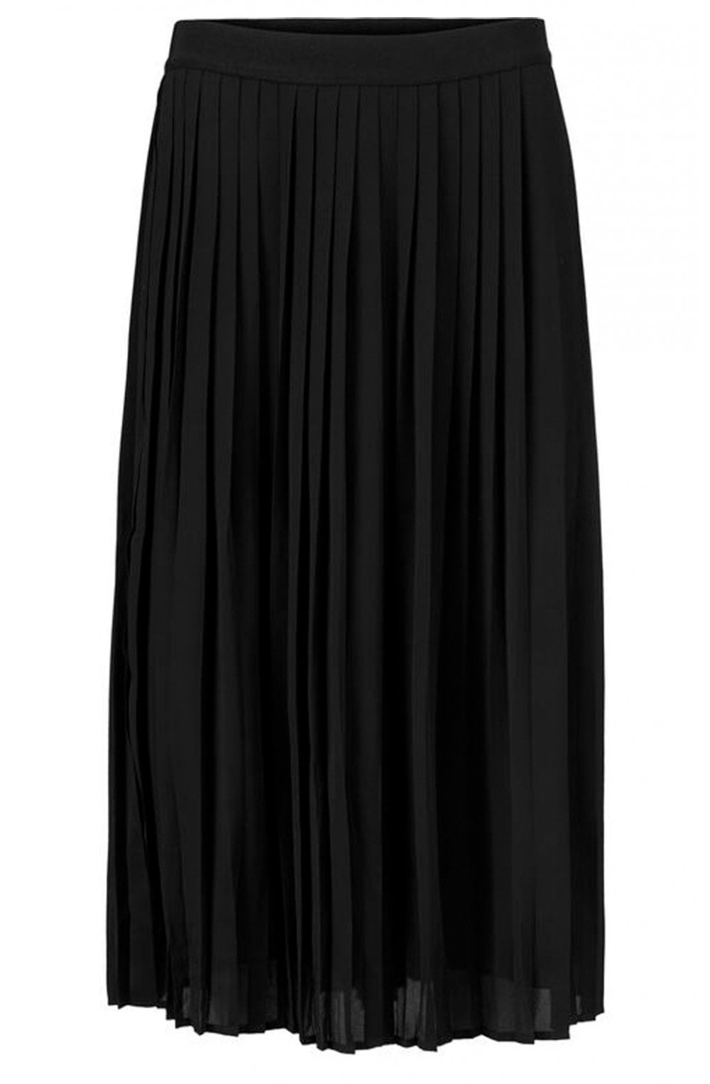 Sunny Black Pleated Skirt