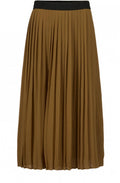 Sunny Ginger Pleated Skirt