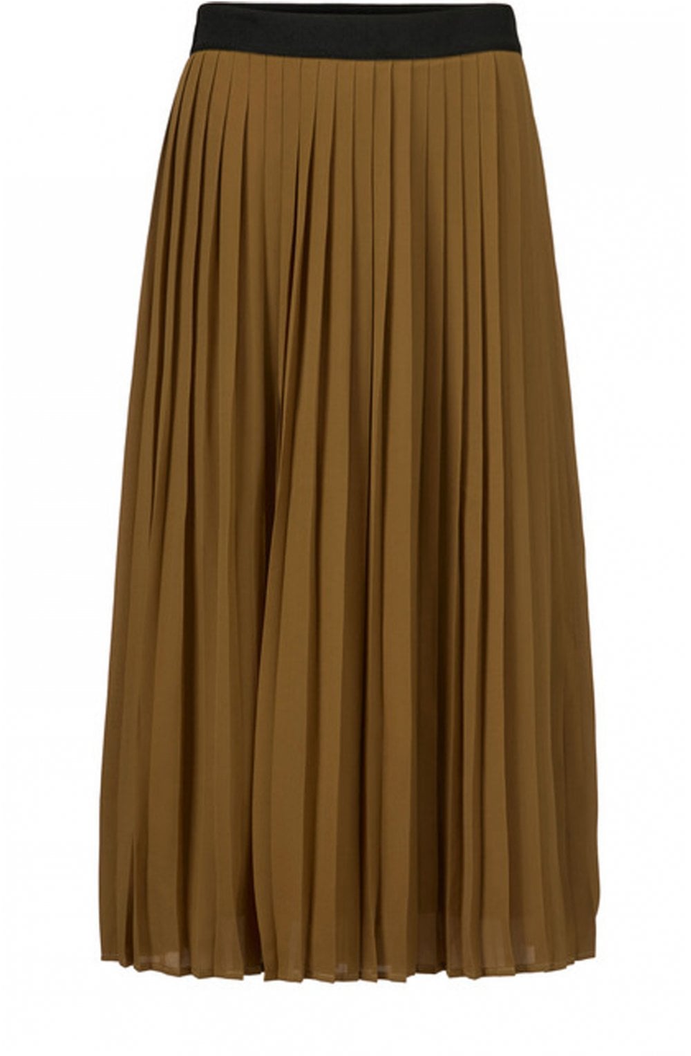 Sunny Ginger Pleated Skirt