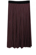 Sunny Patterned Pleated Skirt