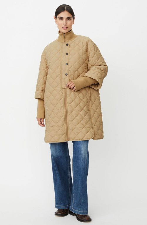 Talvire Travertine Quilted Coat