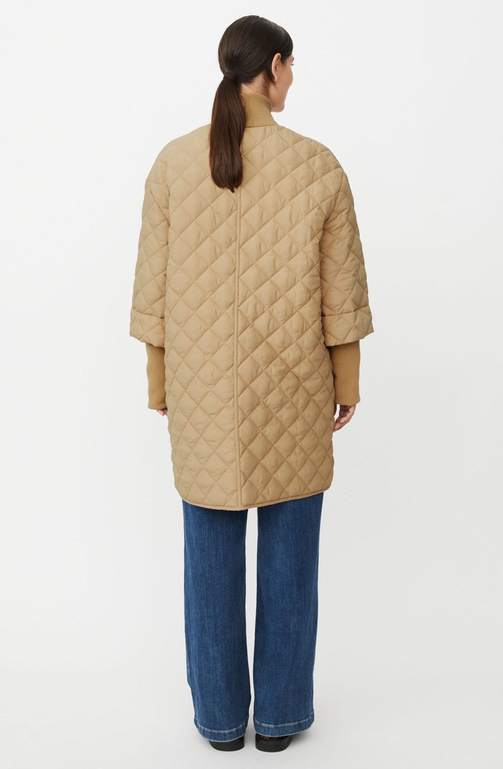 Talvire Travertine Quilted Coat