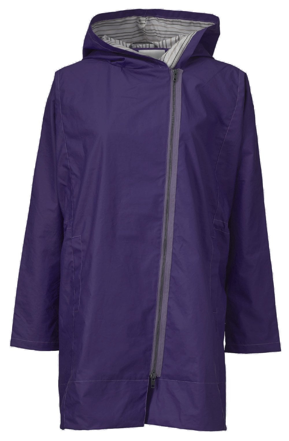 Tayla Blue Hooded Raincoat