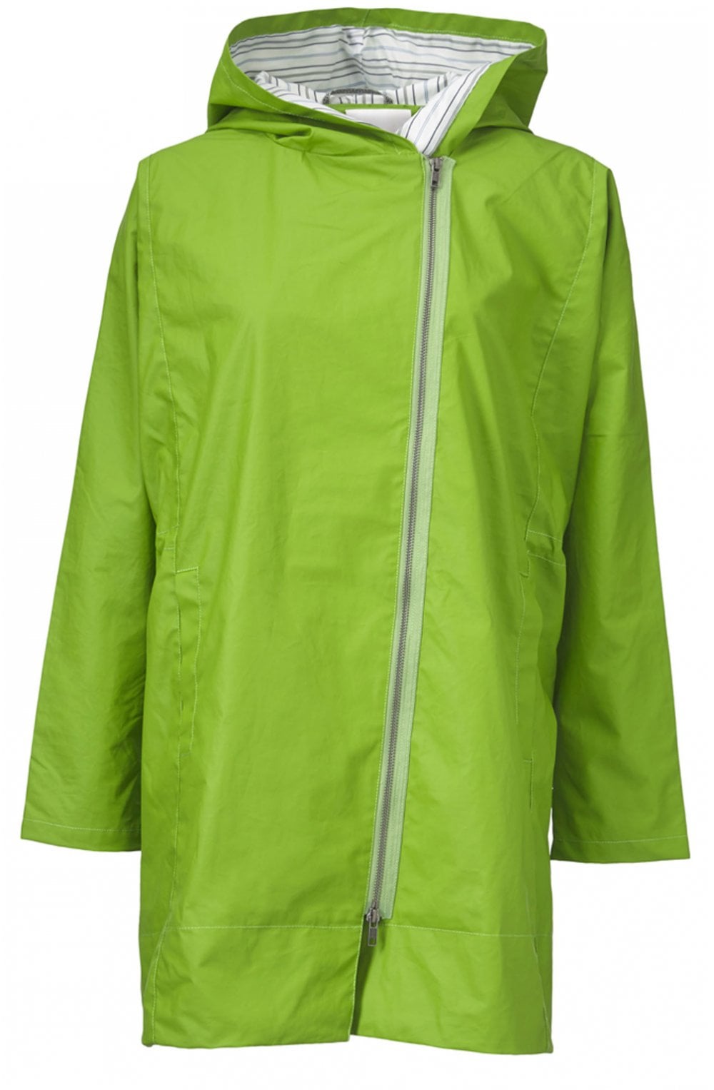 Tayla Peridot Hooded Raincoat