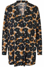 Teal and Gold Floral Gisan Tunic