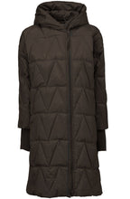 Thyra Quilted Chocolate Coat