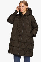 Thyra Quilted Chocolate Coat