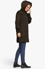Thyra Quilted Chocolate Coat
