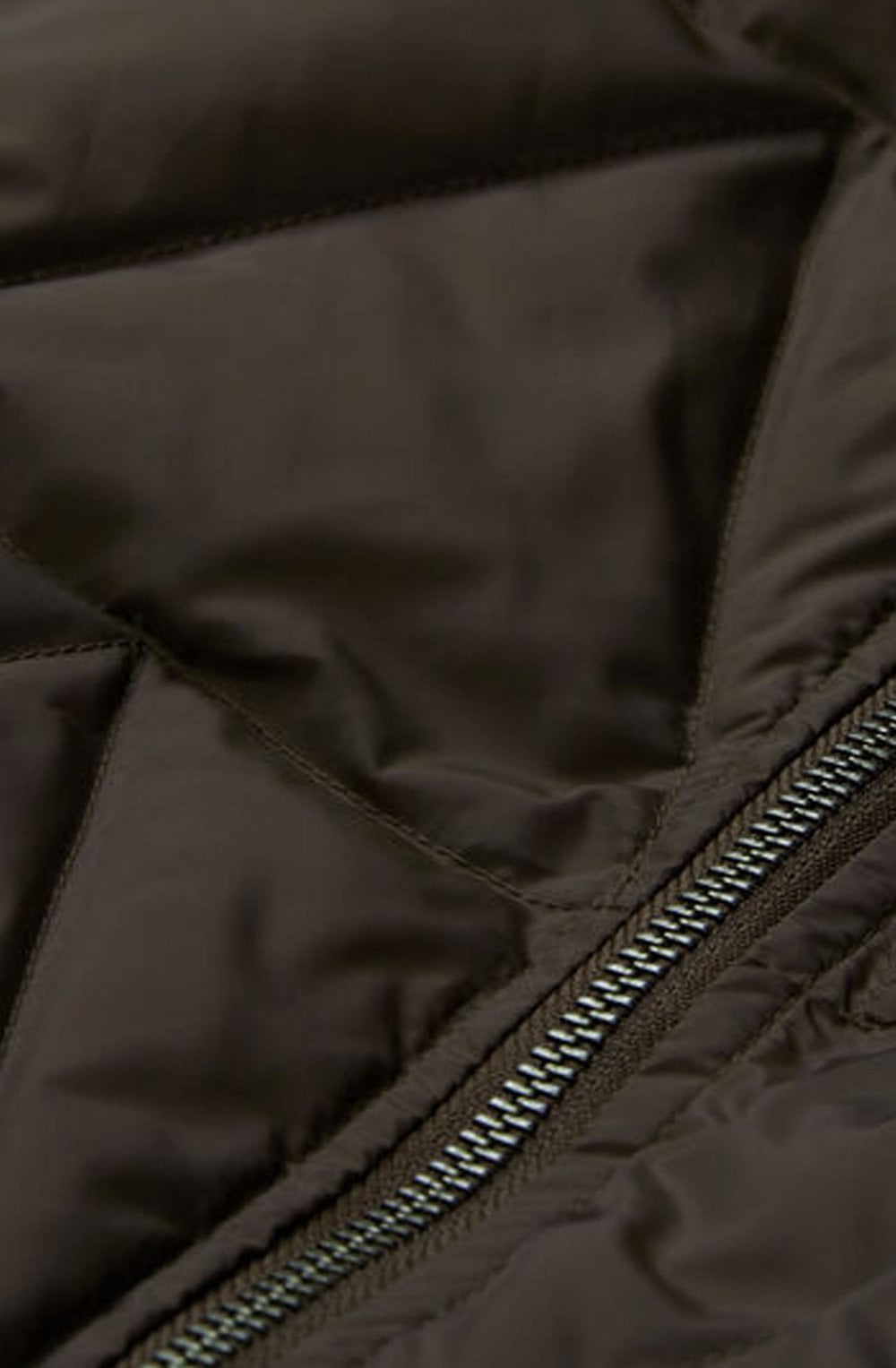 Thyra Quilted Chocolate Coat