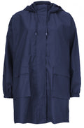 Tian Oversized Navy Waterproof Coat