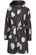 Tine Circular Print Raincoat