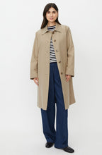 Tolruna Petrified Oak Relaxed Straight Cut Trench Coat