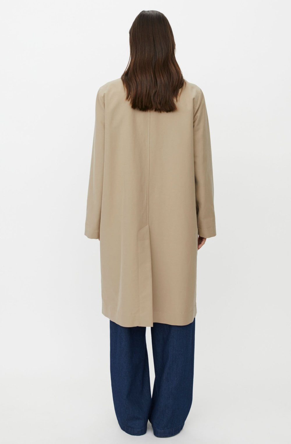Tolruna Petrified Oak Relaxed Straight Cut Trench Coat
