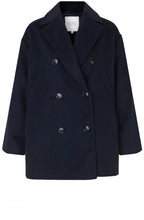 Tracy Navy Double Breasted Coat