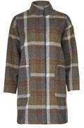 Tulla check wool mix Coat